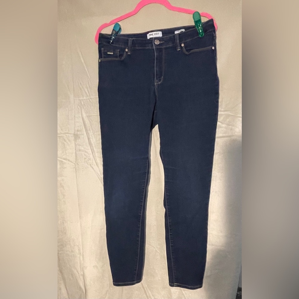 Nine West Dark Blue Skinny Jeans
